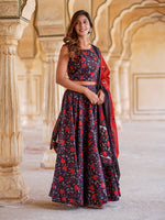 Floral Printed Ready to Wear Lehenga & Blouse With Dupatta