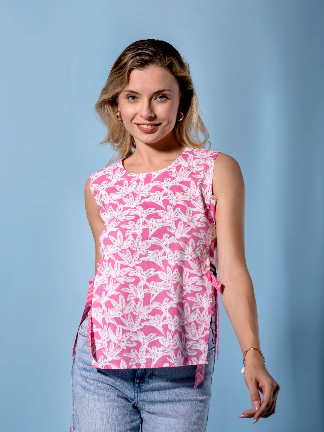 Jaitpuriya Women Pink regular top