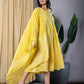 Yellow fit & flare Dress And Dupatta