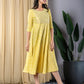 Jaitpuriya Women Yellow fit & flare Dress