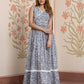 Jaitpuriya Women Grey Pure Cotton fit & flare Dresses