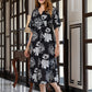 Jaitpuriya Women Black Pure Cotton fit & flare Dresses