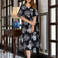 Jaitpuriya Women Black Pure Cotton fit & flare Dresses
