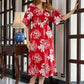Jaitpuriya Women Red Pure Cotton fit & flare Dresses