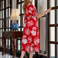 Jaitpuriya Women Red Pure Cotton fit & flare Dresses
