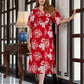 Jaitpuriya Women Red Pure Cotton fit & flare Dresses