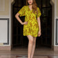 Jaitpuriya Women Green Pure Cotton fit & flare Dresses