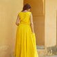 Jaitpuriya Yellow Gold Print Lehenga Choli With Dupatta