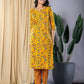 Mustard Yellow Straight Kurta With Trouser Set