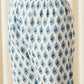 Blue printed Kurta with Trousers with dupatta