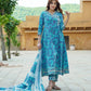 Floral Printed Angrakha Pure Cotton Anarkali Kurta With Trousers & Dupatta