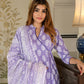 Jaitpuriya Women Blue And White Pure Cotton Straight Kurta Bottom Dupatta set