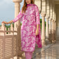 Jaitpuriya Women Purple Pure Cotton Straight Kurta Bottom Dupatta set