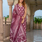 Jaitpuriya Women Burgundy Pure Cotton Straight Kurta Bottom Dupatta set