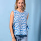 Jaitpuriya Women Blue Embroidered Straight Kurta Bottom And Dupatta