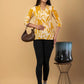 Jaitpuriya Women Mustard Cotton Ragular Top
