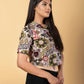 Jaitpuriya Women Multi Cotton Crop Top