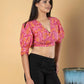 Jaitpuriya Women Pink Cotton Crop Top